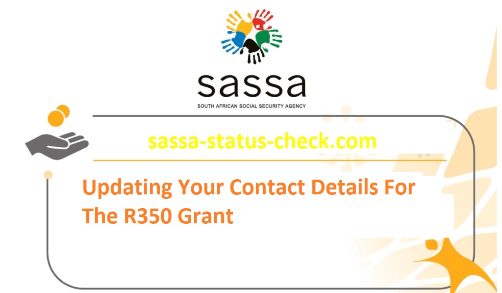 Updating Your Contact Details For The R350 Grant